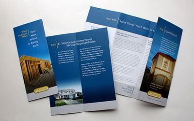 Стильный дизайн брошюры с изображениями домов