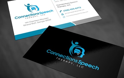 Визитные карточки логопедов с креативным дизайном