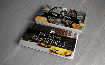 Красивые визитные карточки для водителей такси